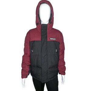 Timberland Archive‎ Puffer Fall Jacket Burgundy Men's Medium